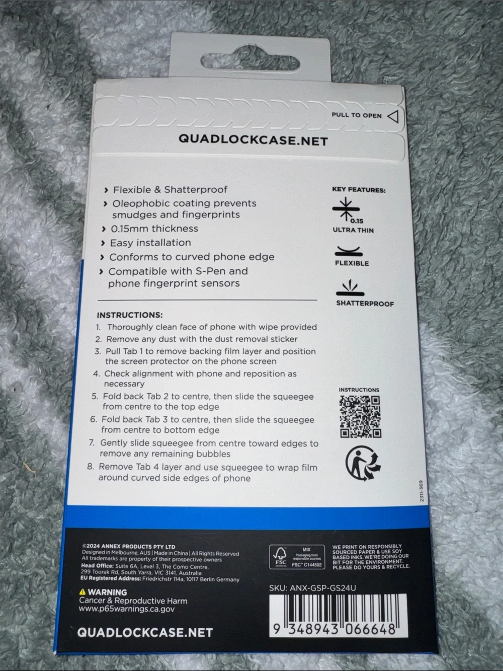 Screen Protector for Galaxy S24 Ultra - Twin Pack